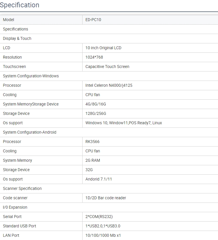 PC10: price checker with windows and android (图4)